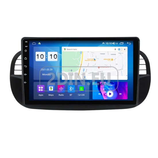 FIAT 500 - 9" МУЛТИМЕДИЯ / Навигация android 16 черна FIAT 500 - 9" МУЛТИМЕДИЯ / Навигация android 16 черна